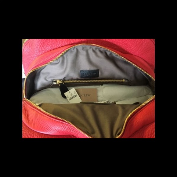 3 zipper J.Crew red purse - Picture 6 of 6